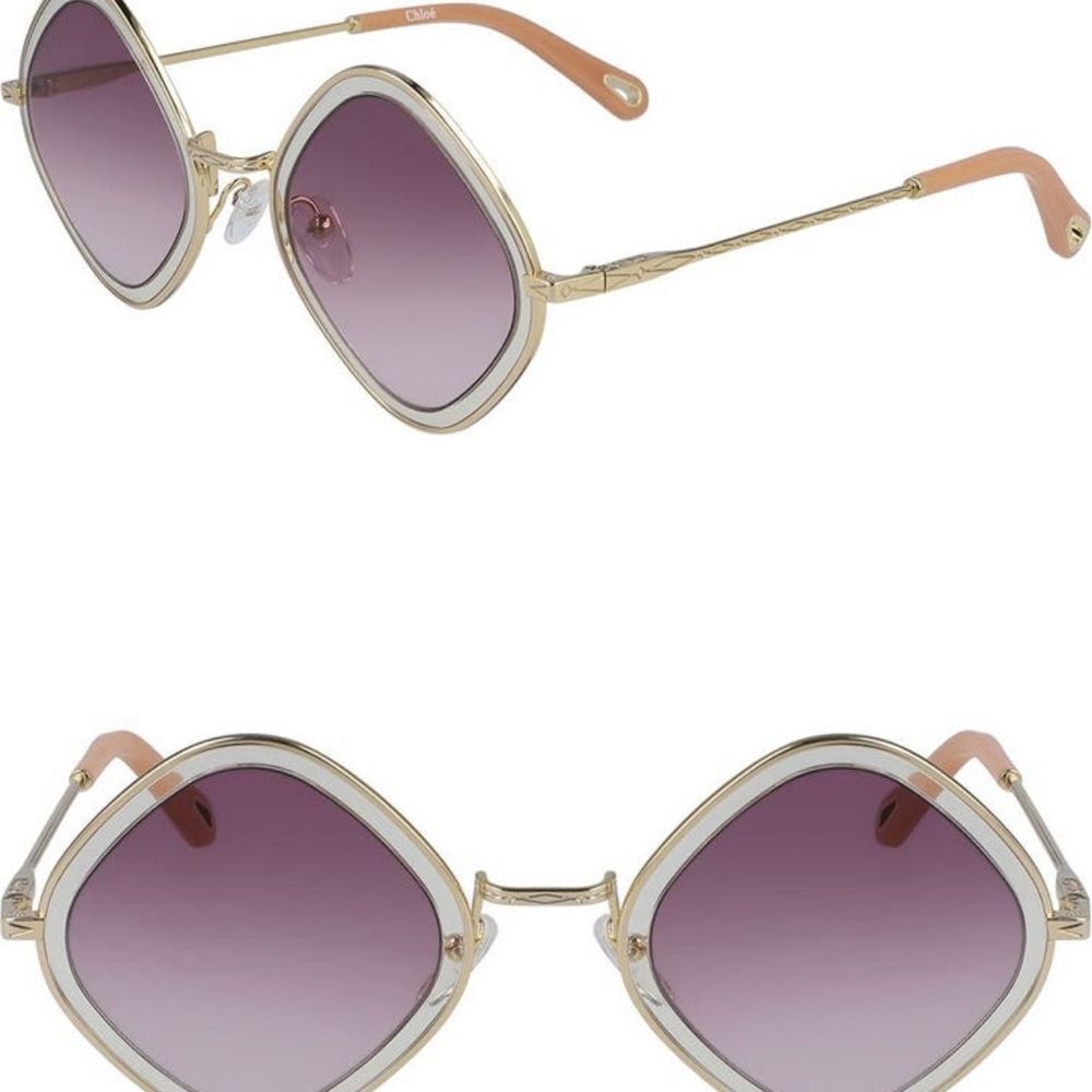 - Chloe mod rectangular sunglasses - Picture 9 of 10